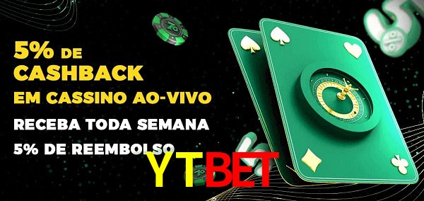 Promoções do cassino ao Vivo YTBET